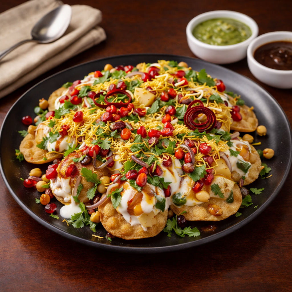 Chaat - tangy Indian street snacks at Bollywood Box Calgary